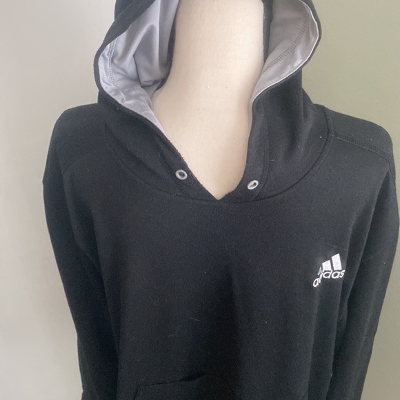 Adidas STADIUM FLEECE BADGE OF SPORT HOODIE - Picture 3 of 12